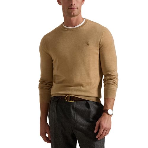 Polo Ralph Lauren Slim Fit Washable Wool Crewneck Sweater